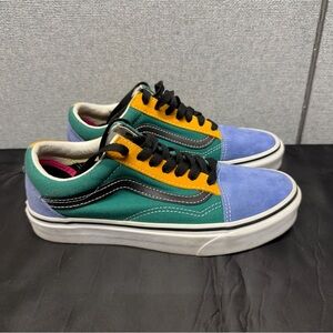 Vans Multicolor Sneakers - Blue, Green, Yellow, Black